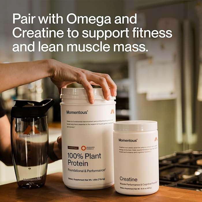 Momentous Vegan Protein Powder - 20 g Plant-Based Protein - NSF Certified for Sport - Gluten-Free - Non-GMO - 22 Servings for Essential Everyday Use - Vanilla Spice - Image 8