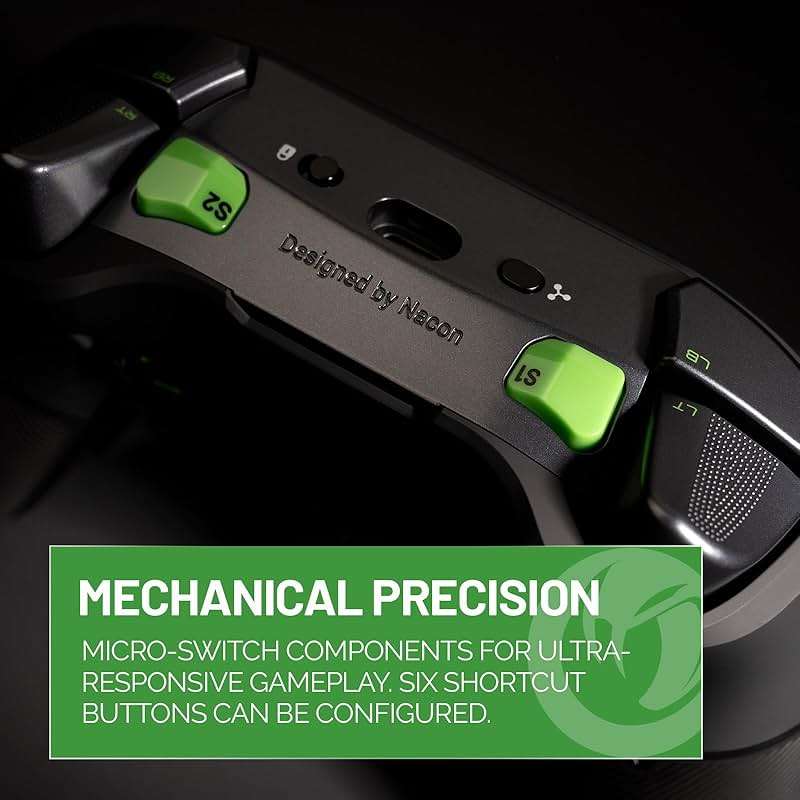 NACON Revolution X Unlimited Advanced Precision Controller Officially Licensed for XBOX Series X | S, XBOX One, Windows 10/11 PC & Android - Wired and Wireless - Charging Station - Image 8