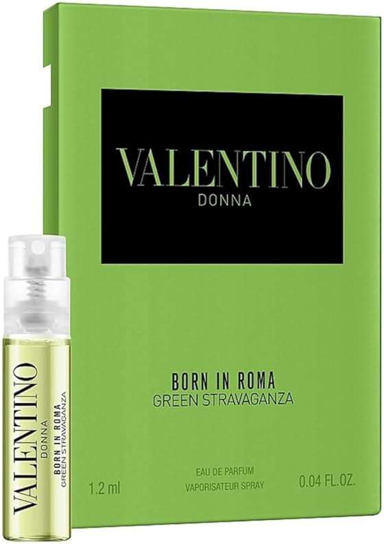Valentino Donna Born in Roma Green Stravaganza Eau de Parfum Spray, 0.04 fl. oz., 1.2 ml - Image 1