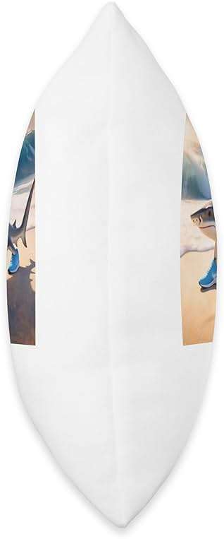Tralalero Tralala Funny Gen Alpha Shark Meme Throw Pillow - Image 2