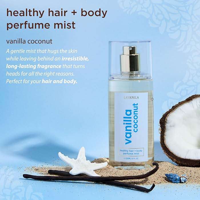 Lavanila Vanilla Coconut Hair & Body Mist for Women, 5 Oz – Tropical Vanilla Body Spray, Hair Perfume & Fragrance with Madagascar Vanilla – Lightweight Women’s Fragrance for Hair & Skin - Image 2