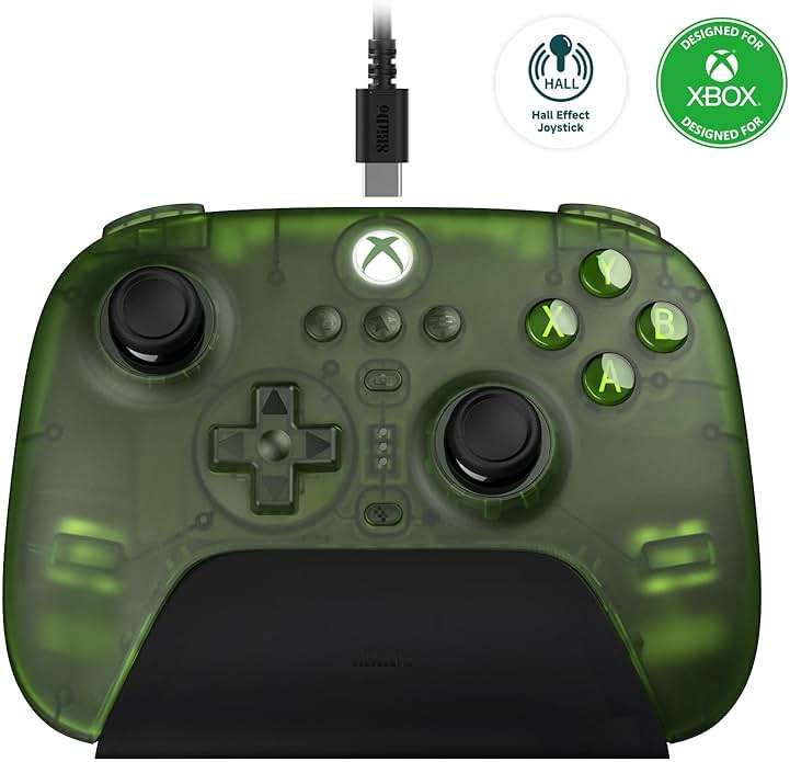 8BitDo Ultimate 3-Mode Controller, Hall Effect Joysticks, Pro Back Buttons, Wired Only for Xbox Series X|S & Xbox One, Compatibility with Apple, Windows & Android, Officially Licensed (Jade) - Image 1
