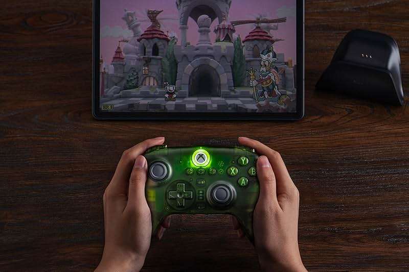 8BitDo Ultimate 3-Mode Controller, Hall Effect Joysticks, Pro Back Buttons, Wired Only for Xbox Series X|S & Xbox One, Compatibility with Apple, Windows & Android, Officially Licensed (Jade) - Image 10