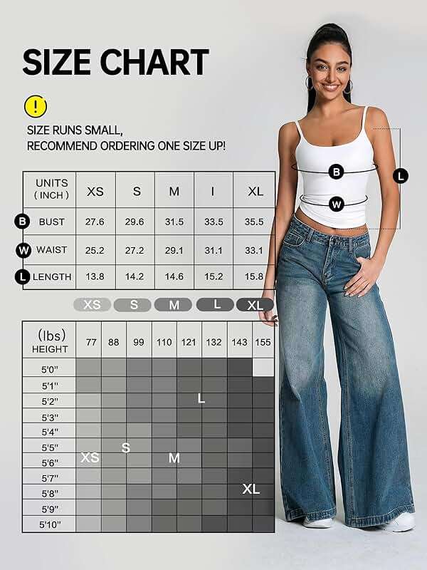 AlisOker Womens Double Lined Tank Tops Adjustable Spaghetti Strap Scoop Neck Camisole Summer Y2K Going Out Cami Shirt - Image 3