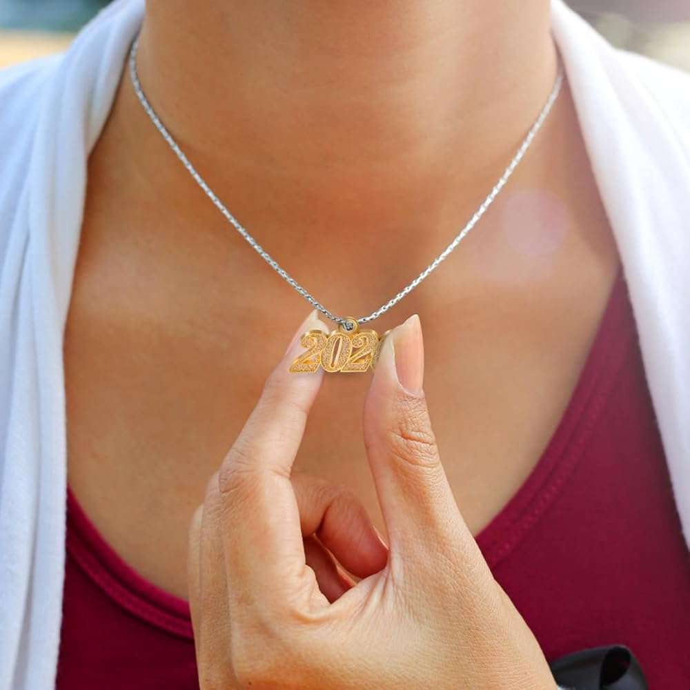 Operitacx 2025 Charm Graduation Cap Tassel Charm - 50Pcs Pendant DIY Jewelry Making Set - Image 8