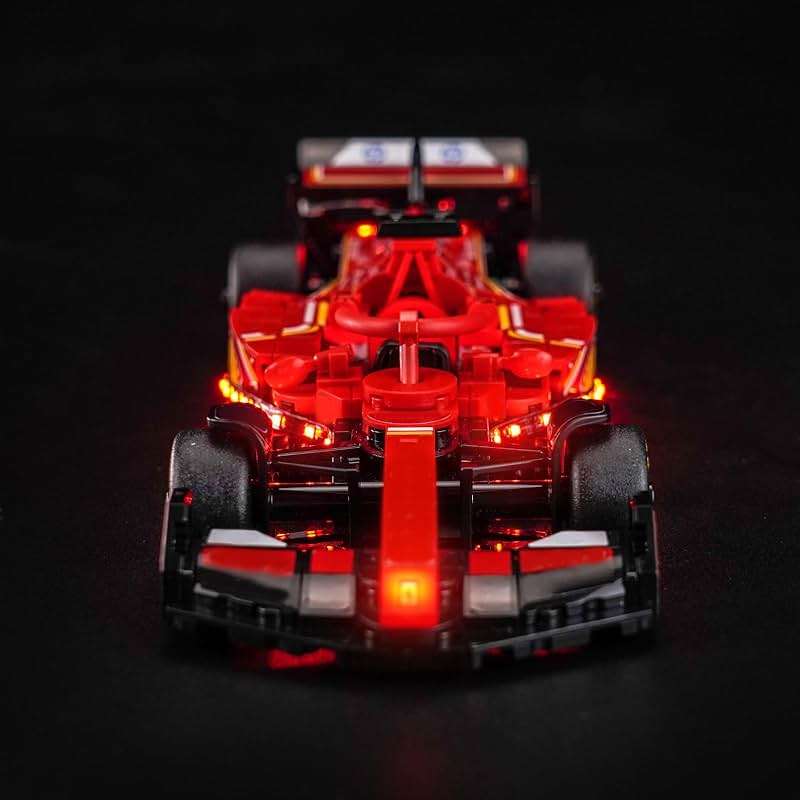 BRICKSHINING LED Lighting Compatible with Lego Speed Champions Ferrari SF-24 F1 Race Car, Light Kit Compatible with Lego 77242, NOT Included The Model Set - JUST Lights - Image 3