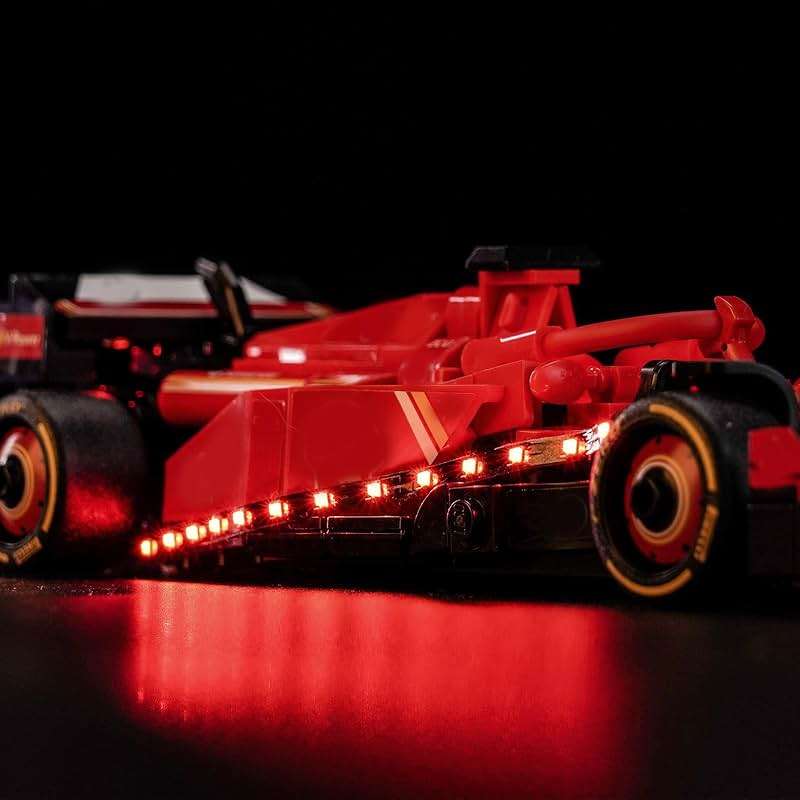 BRICKSHINING LED Lighting Compatible with Lego Speed Champions Ferrari SF-24 F1 Race Car, Light Kit Compatible with Lego 77242, NOT Included The Model Set - JUST Lights - Image 4