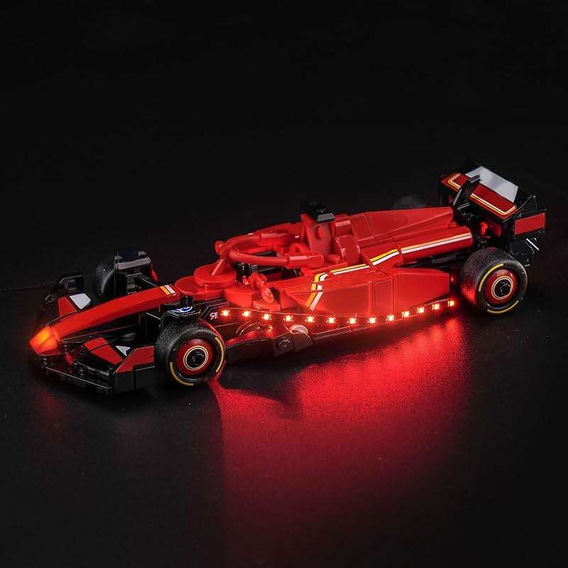 BRICKSHINING LED Lighting Compatible with Lego Speed Champions Ferrari SF-24 F1 Race Car, Light Kit Compatible with Lego 77242, NOT Included The Model Set - JUST Lights - Image 5