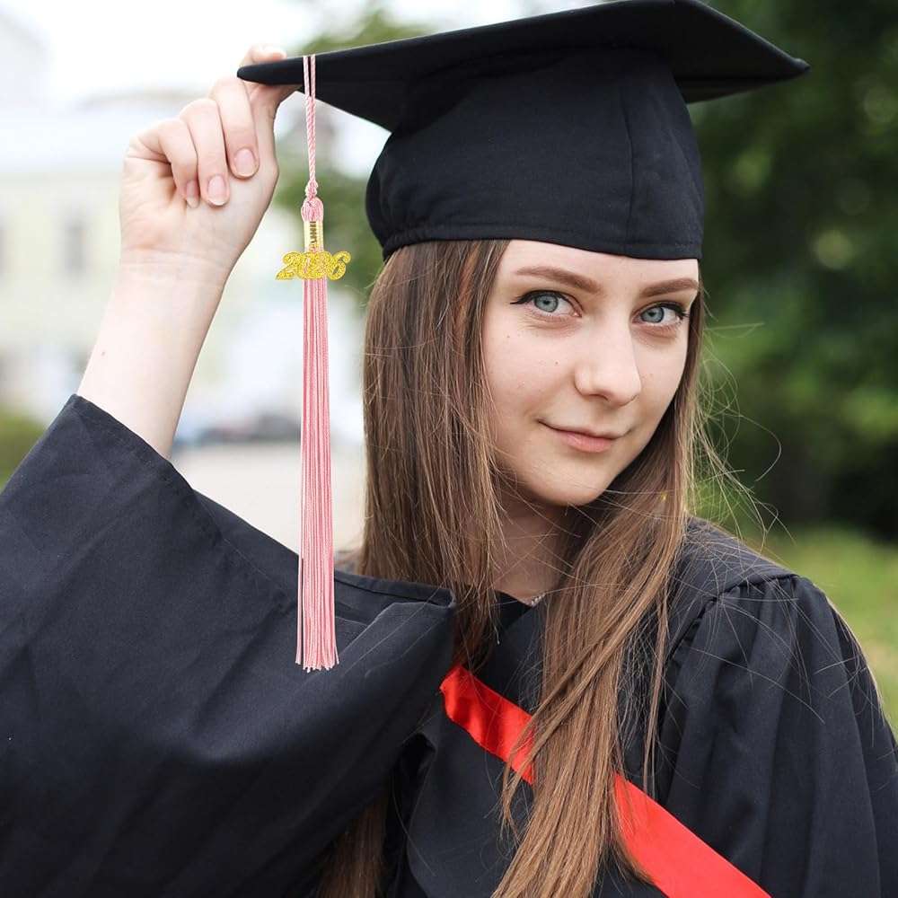 2026 Charms, 5 PCS Gold Graduation Tassel Charm, Charms for Graduation Cap, Graduations Cap Tassel 2026 Year Charm for Graduate Hats Graduations Decorations - Image 7