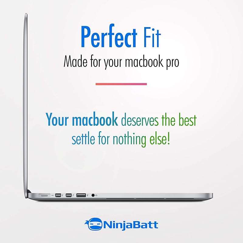 NinjaBatt Battery Replacement A1618 A1398 for Apple MacBook Pro Retina 15"" [Mid 2015 Year ONLY] – Long Lasting [11.36V/99.5Wh] - Image 4