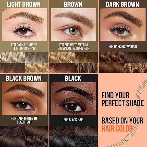 Eyebrow Pencil - Microblading Eyebrow Pen Waterproof 4 Fork Tip Multi-Used Eye Brow Pencils for Women Long-Lasting, Precise Natural Brow Magic Eyebrow Pencil with Hair Like Strokes，LightBrown - Image 6