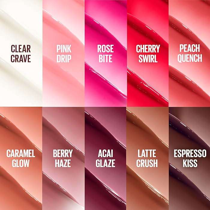 MAYBELLINE Lifter Glaze Oil Balm with Hyaluronic Acid and Hydrating Oil Blend, Lip Balm with 24HRs of Smooth, Moisturizing Shine, Pink Drip (Sheer Baby Pink) - Image 6