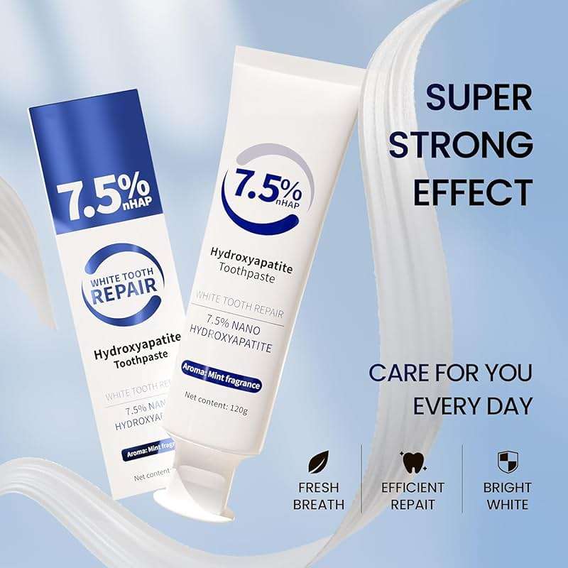 Hydroxyapatite Toothpaste SP-6 Probiotic Toothpaste Set for Enamel Protection and Tooth Strengthening Fresh Breath Gum Health Fluoride-Free whitening toothpasteToothpaste for Sensitive Teeth - Image 2