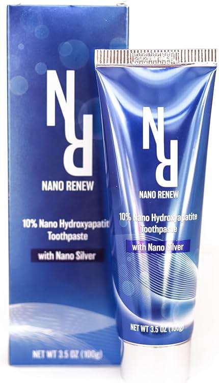 10% Nano Hydroxyapatite Toothpaste (Fluoride Free), with Nano Silver, Natural, Remineralizing, Whitening, Sensitive Teeth, SLS Free, Xylitol Nano-Hydroxyapatite Toothpaste for All Ages, 3.5 oz - Image 2