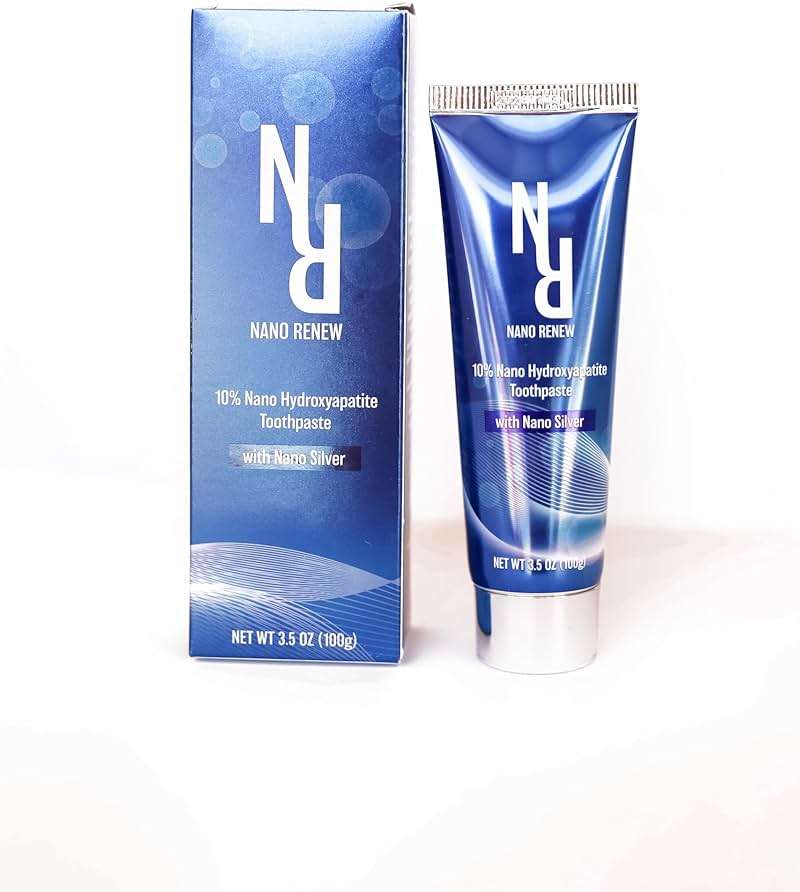 10% Nano Hydroxyapatite Toothpaste (Fluoride Free), with Nano Silver, Natural, Remineralizing, Whitening, Sensitive Teeth, SLS Free, Xylitol Nano-Hydroxyapatite Toothpaste for All Ages, 3.5 oz - Image 3