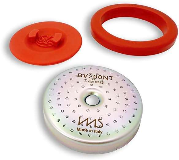 IMS Nanotech Shower Screen BV200NT with Cafelat Gasket made for Breville Sage Barista Pro, Express, Bambino Plus, Impress, Barista Touch, Infuser, Infuse, Perfetta, Barista Perfetta Plus. - Image 1