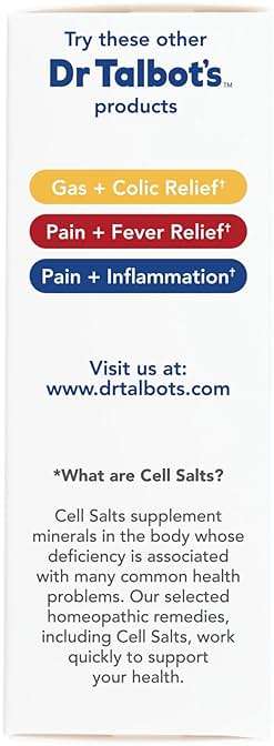 Dr. Talbot's Infant Tummy Ache Relief with Cell Salts - 4 fl oz - Naturally Inspired Kids Stomach Relief - Natural Apple Flavor - Includes Syringe - Image 5