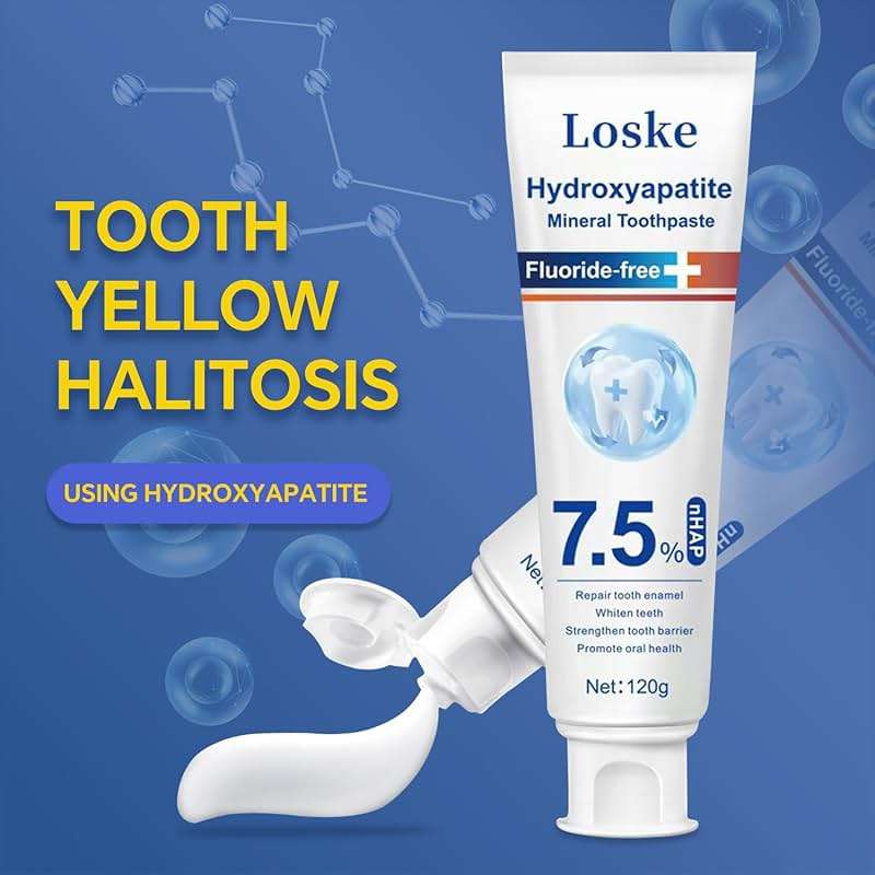 Hydroxyapatite Toothpaste for Stronger Teeth, Natural Remineralization Formula, Fluoride Free Whitening and Enamel Protection for Sensitive Teeth (1) - Image 7