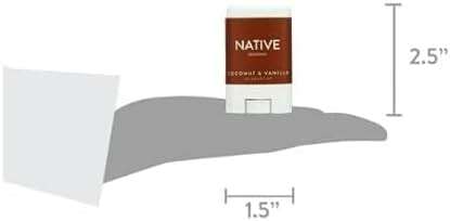 Native Deodorant Mini - For Men & Women - Sea Salt & Cedar - Trial Size - 0.35 Oz - Pack Of 02 - Image 6