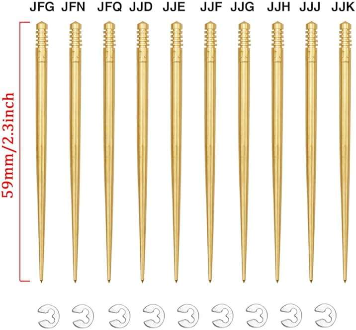 ZSDTRP Carburetor Carb Needle Jet 10pcs/pack for PWK32-34,JFG/JFN/JFQ/JJD/JJE/JJF/JJG/JJJ/JJK/JJH (N427-46) - Image 2