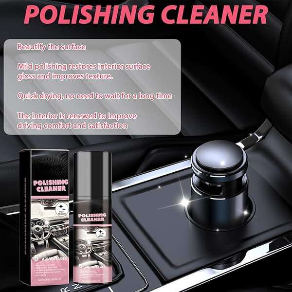 Car Interior Cleaner,Vehicle Interior Polish,Interiors Detailer Spray,Total Cars Interior Cleaner Rejuvenation,Decontamination,Interior All Purpose Car Cleaner (2PCS*100ml) - Image 2