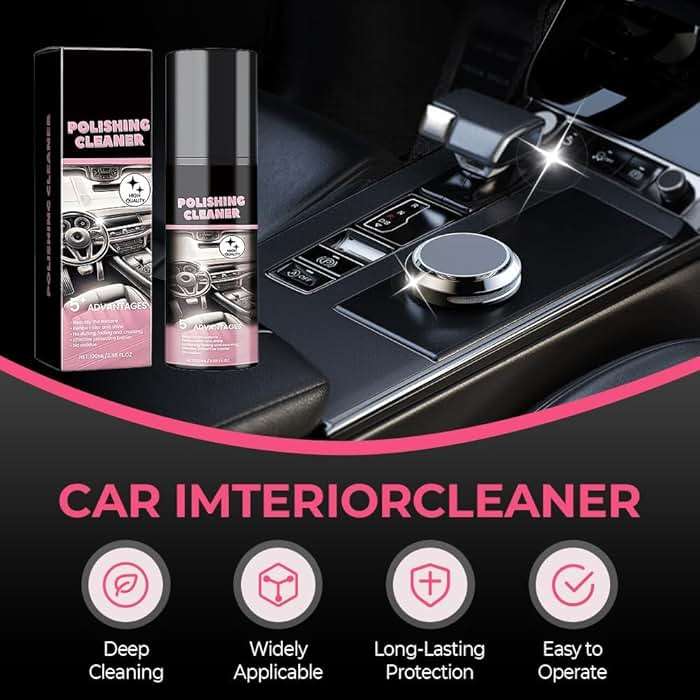 Car Interior Cleaner,Vehicle Interior Polish,Interiors Detailer Spray,Total Cars Interior Cleaner Rejuvenation,Decontamination,Interior All Purpose Car Cleaner (2PCS*100ml) - Image 6