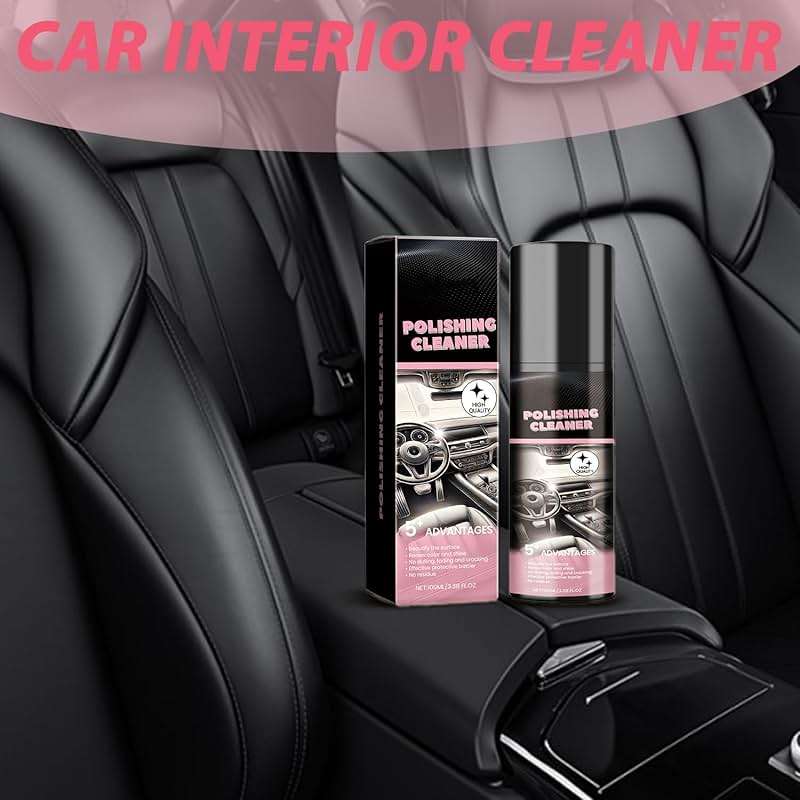 Car Interior Cleaner,Vehicle Interior Polish,Interiors Detailer Spray,Total Cars Interior Cleaner Rejuvenation,Decontamination,Interior All Purpose Car Cleaner (2PCS*100ml) - Image 7