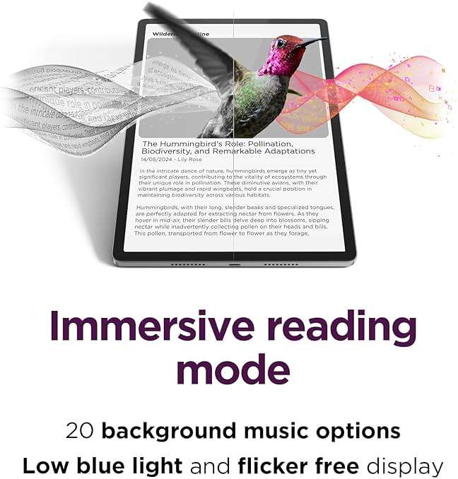 Lenovo Idea Tab Pro with Google Gemini - Student Tablet - 12.7” 3K LCD Display - 8 GB Memory - 128 GB Storage - MediaTek Dimensity 8300 - Includes Pen and Folio Case - Image 7