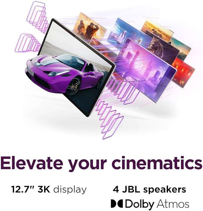 Lenovo Idea Tab Pro with Google Gemini - Student Tablet - 12.7” 3K LCD Display - 8 GB Memory - 128 GB Storage - MediaTek Dimensity 8300 - Includes Pen and Folio Case - Image 8