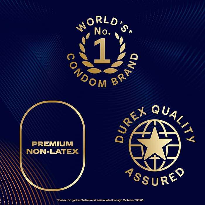 Durex Intense Nitrile Condoms, Ultra Thin Premium Non Latex Condoms Lubricated with Silicone Lube, 24 ct - Image 8