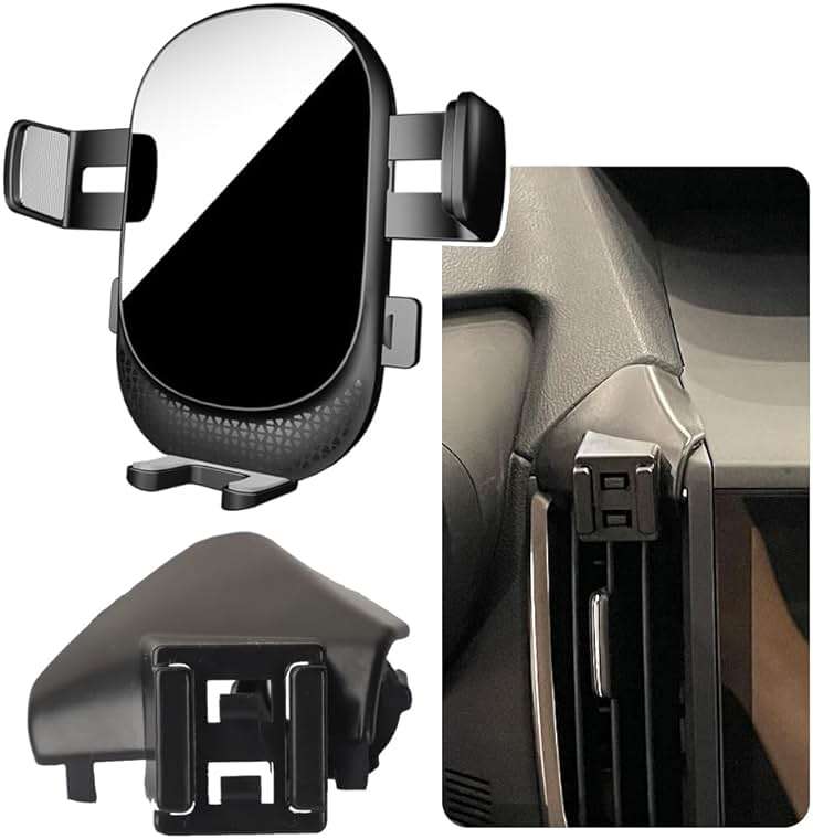 MikeHam Car Phone Holder for Subaru Forester Auto Accessories [Only for 2019-2024 Forester] [Auto Lock Hands Free Cell Phone Mount Car fits for iPhone & All Smartphones] - Image 1