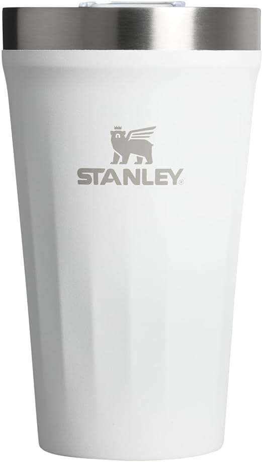 STANLEY Everyday Tumbler | Press Fit Drink Through Lid | Beverage, Coffee, and Cocktail Cup | Insulated Stainless Steel Wine Glass | BPA-Free - Image 1