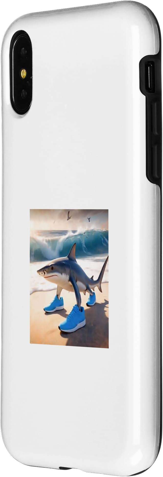Tralalero Tralala Funny Gen Alpha Shark Meme Case for iPhone X/XS - Image 2
