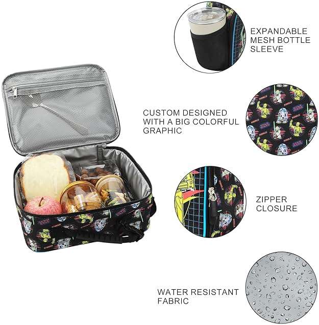 Bioworld Star Wars Vintage-Inspired Characters Insulated Lunch Kit - Image 3