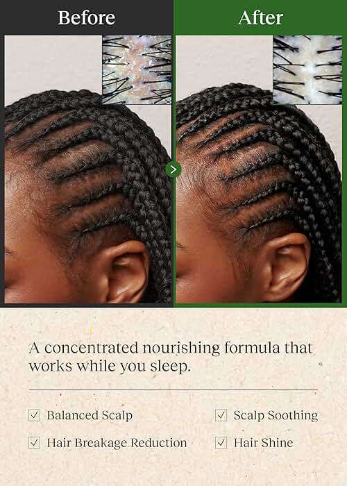 Bephor Braid Rev Scalp Sleeping Oil Balm, Korean Scalp Treatment, Balm-to-Oil Formula, Nourishing for Dry Scalp with Coconut & Shea Butter, Reduces Excess Sebum & Strengthens Hair Roots, 2.65 oz - Image 4