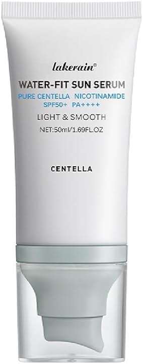Centella Sunscreen SPF 50, Face Sun Screen Long-Lasting Protection, Cen-tella Madagascar Sunscreen, NO White Cast - Dry Oily Skincare,Moisturizing Non-Sticky Centella Water-Fit Sun Serum for All Skin - Image 1