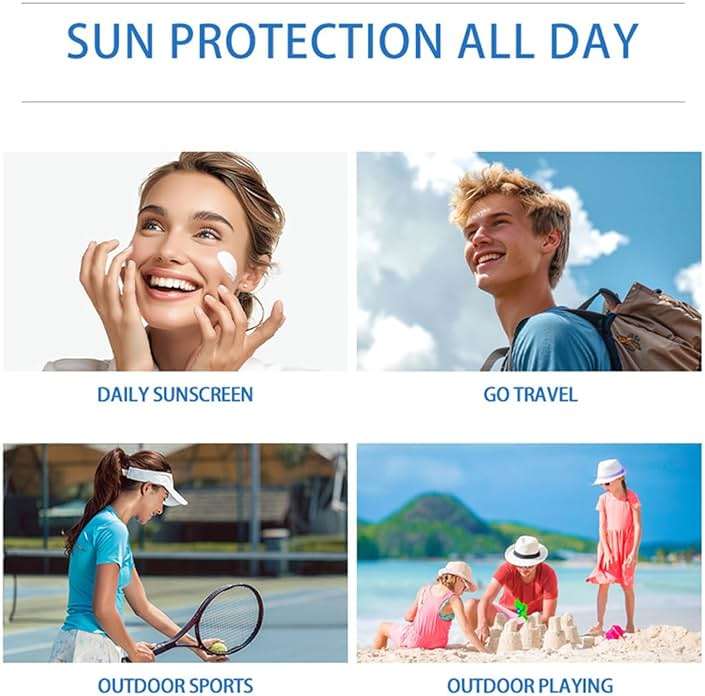 Centella Sunscreen SPF 50, Face Sun Screen Long-Lasting Protection, Cen-tella Madagascar Sunscreen, NO White Cast - Dry Oily Skincare,Moisturizing Non-Sticky Centella Water-Fit Sun Serum for All Skin - Image 7