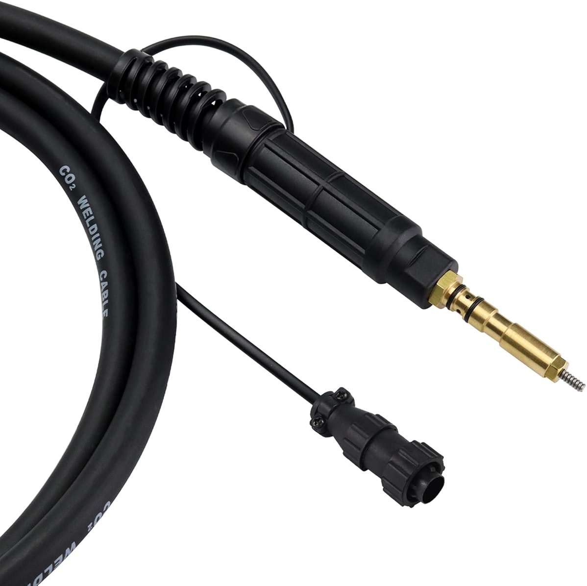 MIG Welding Gun Torch fits Hobart 245926 Hobart Handler 190/210/210MVP Mig Welders Parts,100A 15ft Hobart Welder Replacement Hobart H100S4-10 245926 with .030" .035" Tip-Nozzle-Diffuser - Image 4