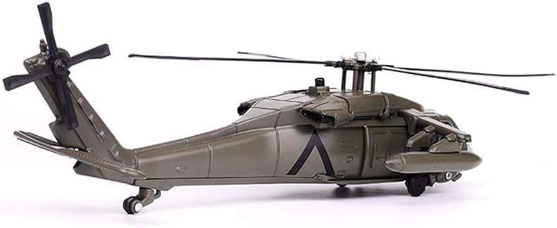 CRAFTLZ Helicopter for Adults, UH-60 1/64 Scale Alloy Helicopter Static Display Model with Light and Sound Effects - Image 5