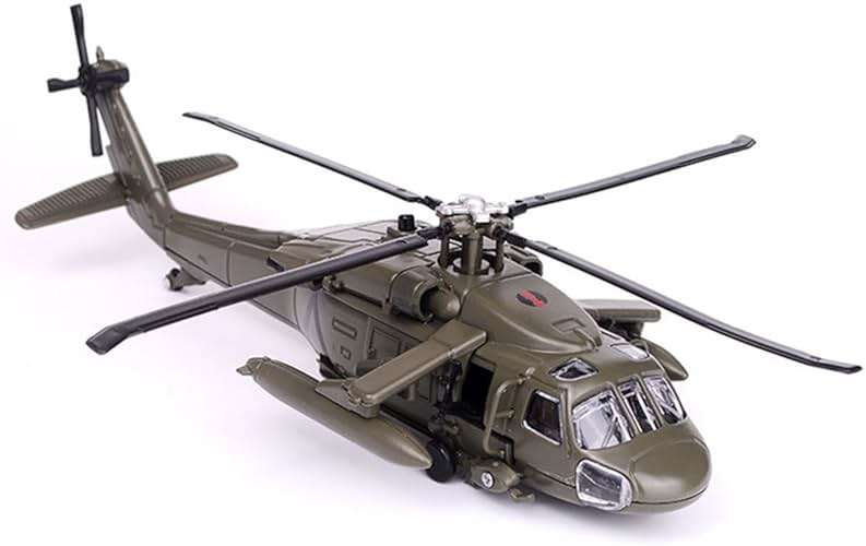 CRAFTLZ Helicopter for Adults, UH-60 1/64 Scale Alloy Helicopter Static Display Model with Light and Sound Effects - Image 7