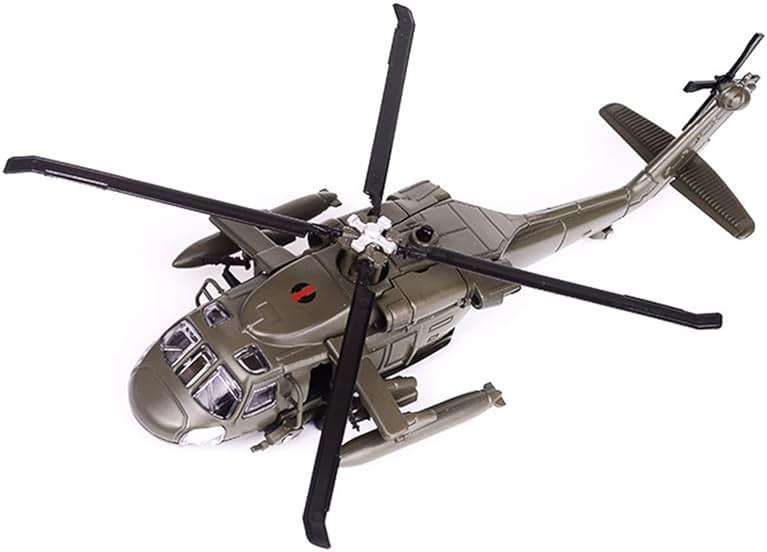 CRAFTLZ Helicopter for Adults, UH-60 1/64 Scale Alloy Helicopter Static Display Model with Light and Sound Effects - Image 9