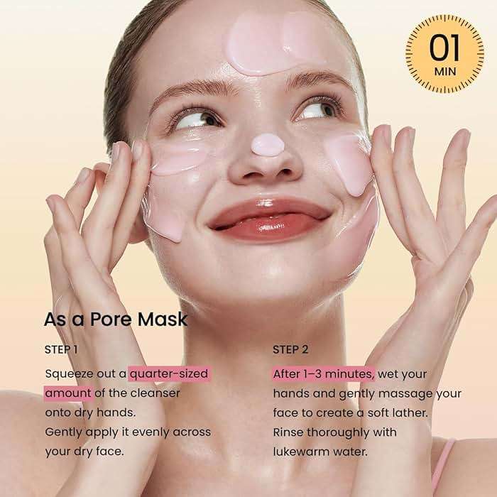 BIODANCE Collagen Mask To Foam Cleanser, 2-in-1 Pore Care and Hydrating Foaming Facial Cleanser for Sensitive Skin, Gentle Face Wash, Korean Skin Careㅣ5.07 fl. oz. (150 ml) - Image 4