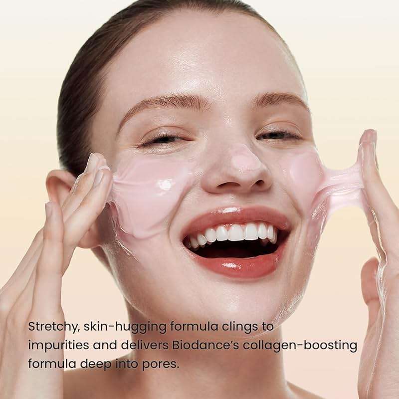 BIODANCE Collagen Mask To Foam Cleanser, 2-in-1 Pore Care and Hydrating Foaming Facial Cleanser for Sensitive Skin, Gentle Face Wash, Korean Skin Careㅣ5.07 fl. oz. (150 ml) - Image 8