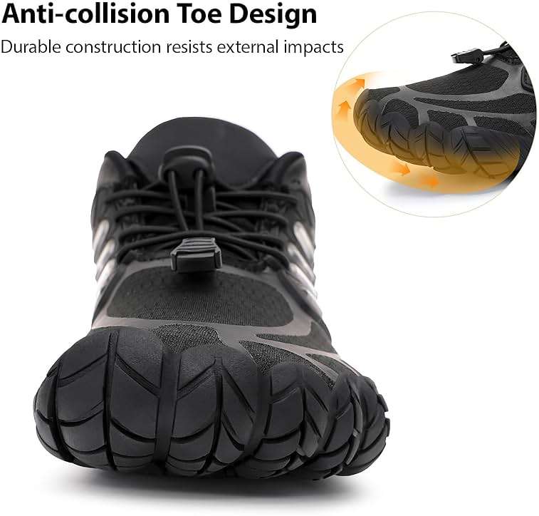 MeXYZ Barefoot Shoes Men Wide Toe Box Zero Drop Minimalist Shoes for Workout Cross-Trainer Walking Hiking Water Weightlifting Grounded Footwear - Image 4