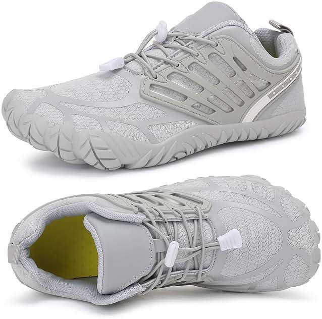 Hike Barefoot Shoes Women, Wide Toe Box Zero Drop Grounded Footwear, Minimalist Cross-Trainer Sneakers for Hiking, Running, Water Sports & Traveling - Image 1