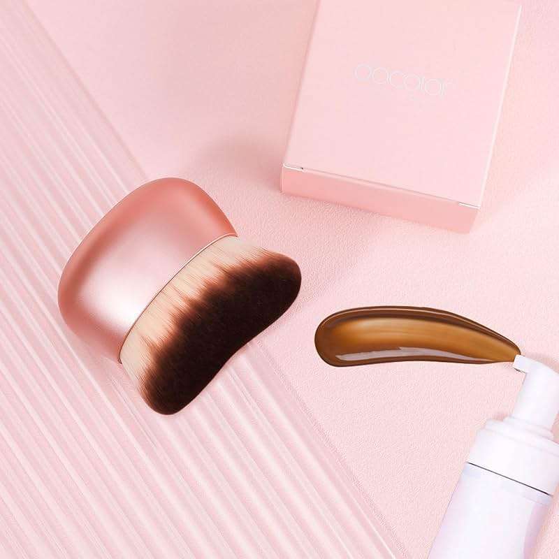 docolor Self Tanner Brush 75mm Large Body Makeup Brush Soft synthetic hair Tanning Brush no stripes, for Foundation, Self-tanners, Bronzer, Self Tan Back Applicator Face&Body Makeup Brush Gift Box - Image 7