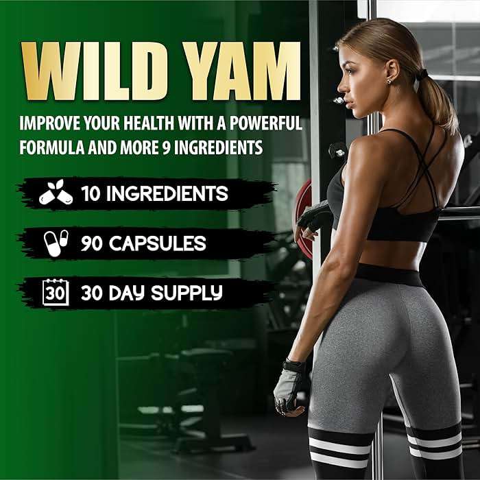 BMVINVOL Wild Yam Supplement | Red Clover, Black Cohosh, Evening Primrose, Berberine, Myo-Inositol - [ 90 Capsules] - Image 2