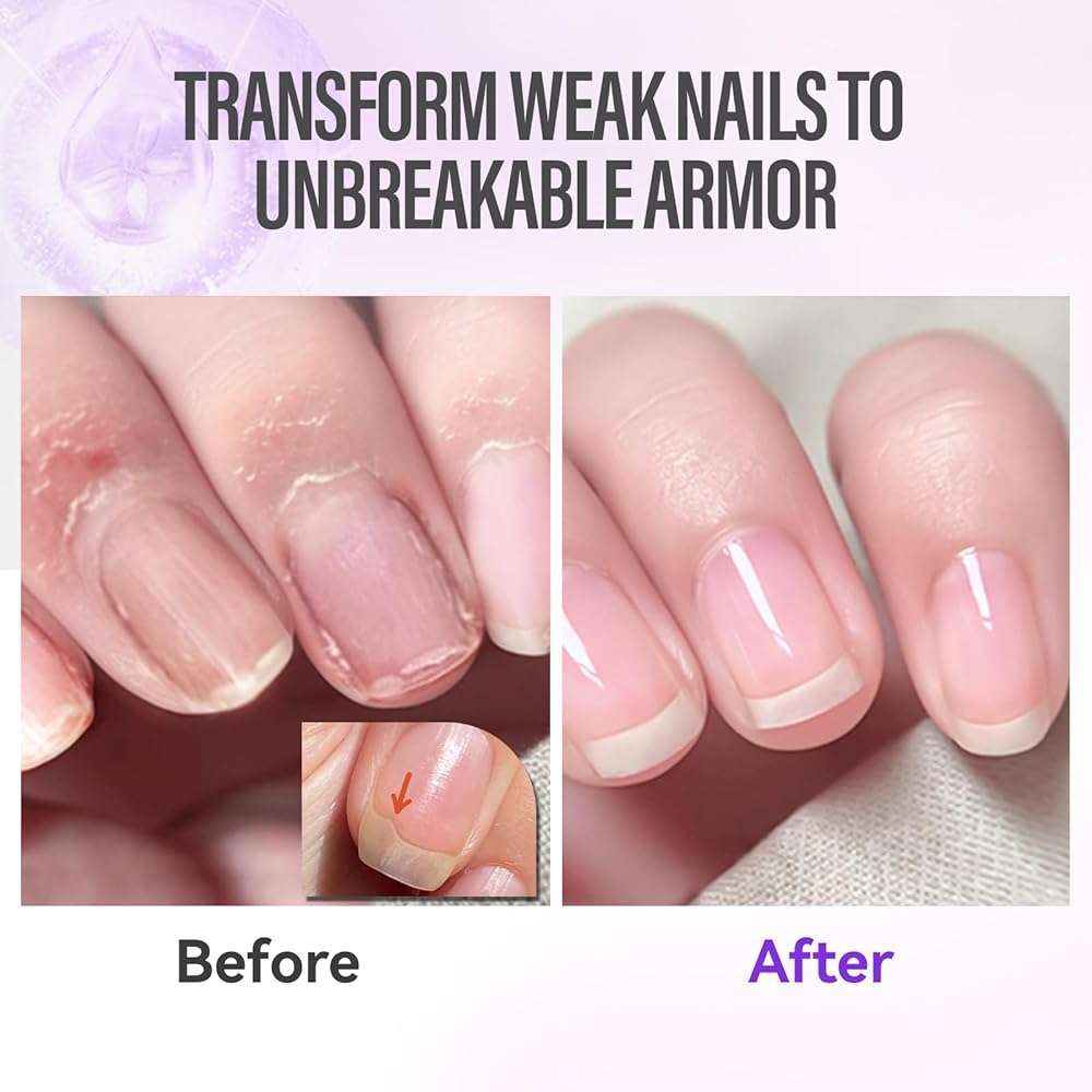 CHUCHU Nail Cuticle Oil Strengthener - Lavender Nail Repair Growth Moisturizing Treatment - Natural Jojoba Vitamin B & E for Dry Cracked Nails - Image 4