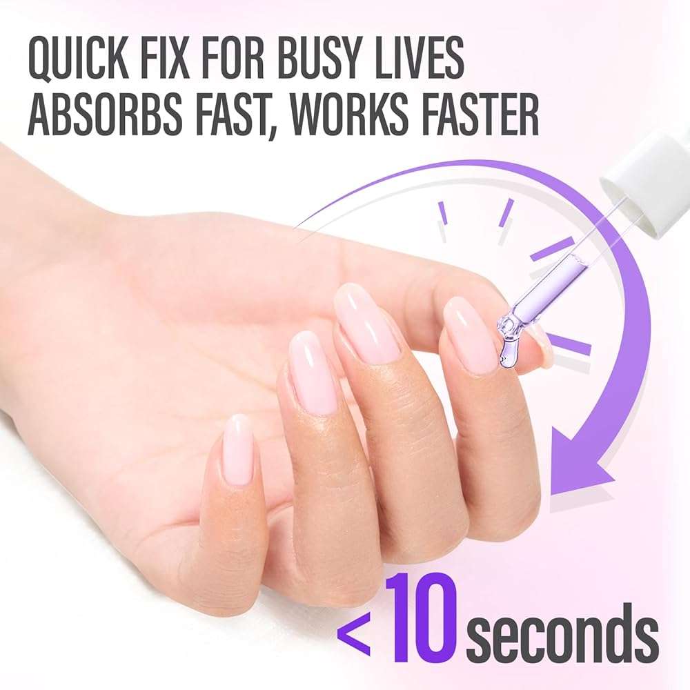 CHUCHU Nail Cuticle Oil Strengthener - Lavender Nail Repair Growth Moisturizing Treatment - Natural Jojoba Vitamin B & E for Dry Cracked Nails - Image 9