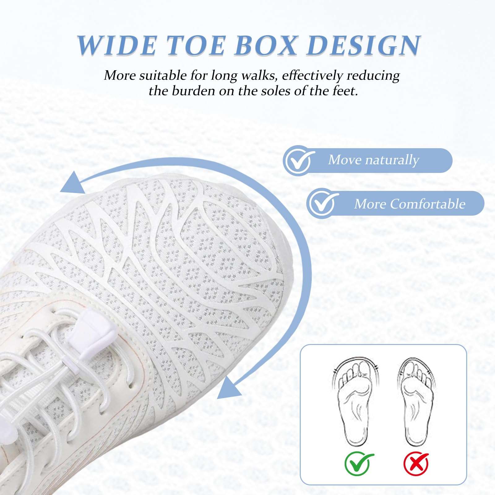 Jmzb Hiking Barefoot Shoes,Wide Toe Water Shoes,Running Boots Sneakers,Athletic Footwear Trainer for Men/Women Unisex - Image 3